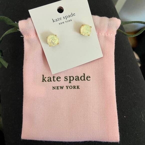 NWT - Kate Spade - Opal Glitter Stud Earrings - Picture 1 of 2